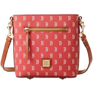 NWT Dooney & Bourke Boston Red Sox Small Zip Crossbody MLB Baseball Orig $228
